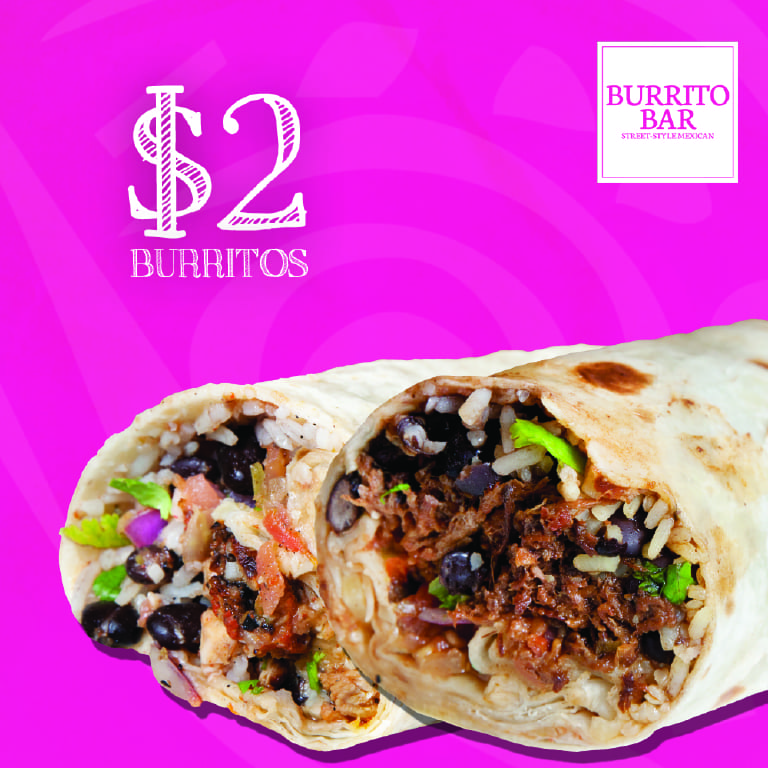 CARSELDINE 2 BURRITO DAY! Burrito Bar Mexican Restaurant & Bar