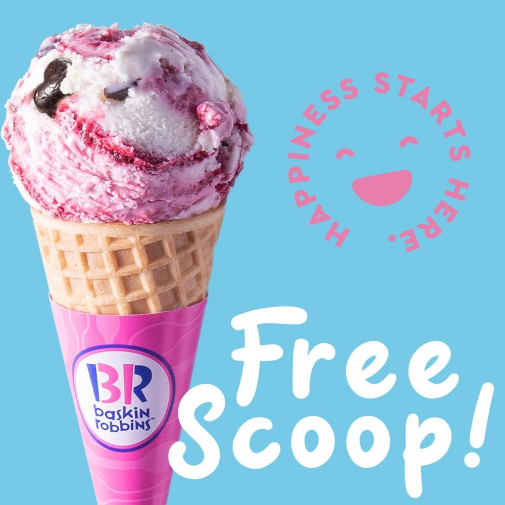 Free Scoop of BaskinRobbins IceCream at BB Victoria Point! Burrito