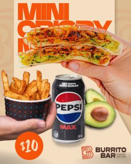 ✅ Kid-tested
✅ Parent-approved
✅ Wallet-friendly
A meal that does it for everyone!
Put your hands together for the $10 Mini Crispy Meal 👏🥙🥰
(T&Cs apply. Mention offer when ordering in-store. Public holiday surcharge may apply.)