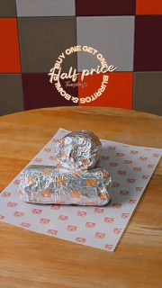 Double the satisfaction AND double the flavour ๐๐ฏโ๏ธ
Order two, swap bites, compare favourites.
Because on Tuesday at Burrito Bar, when you buy one burrito or bowl, get the second half price.
That means twice the feed.
And half the regret ๐คฃ๐ฏ
T&Cs apply.