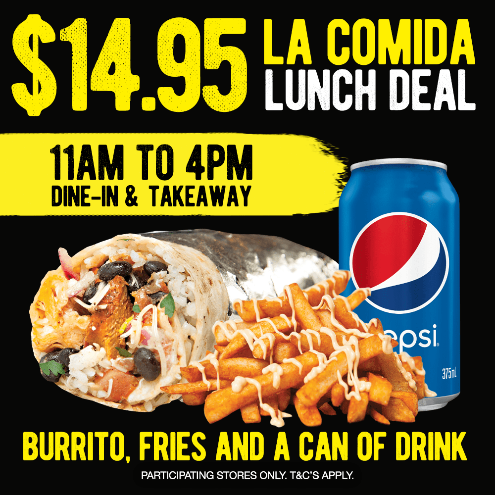$14.95 LA COMIDA