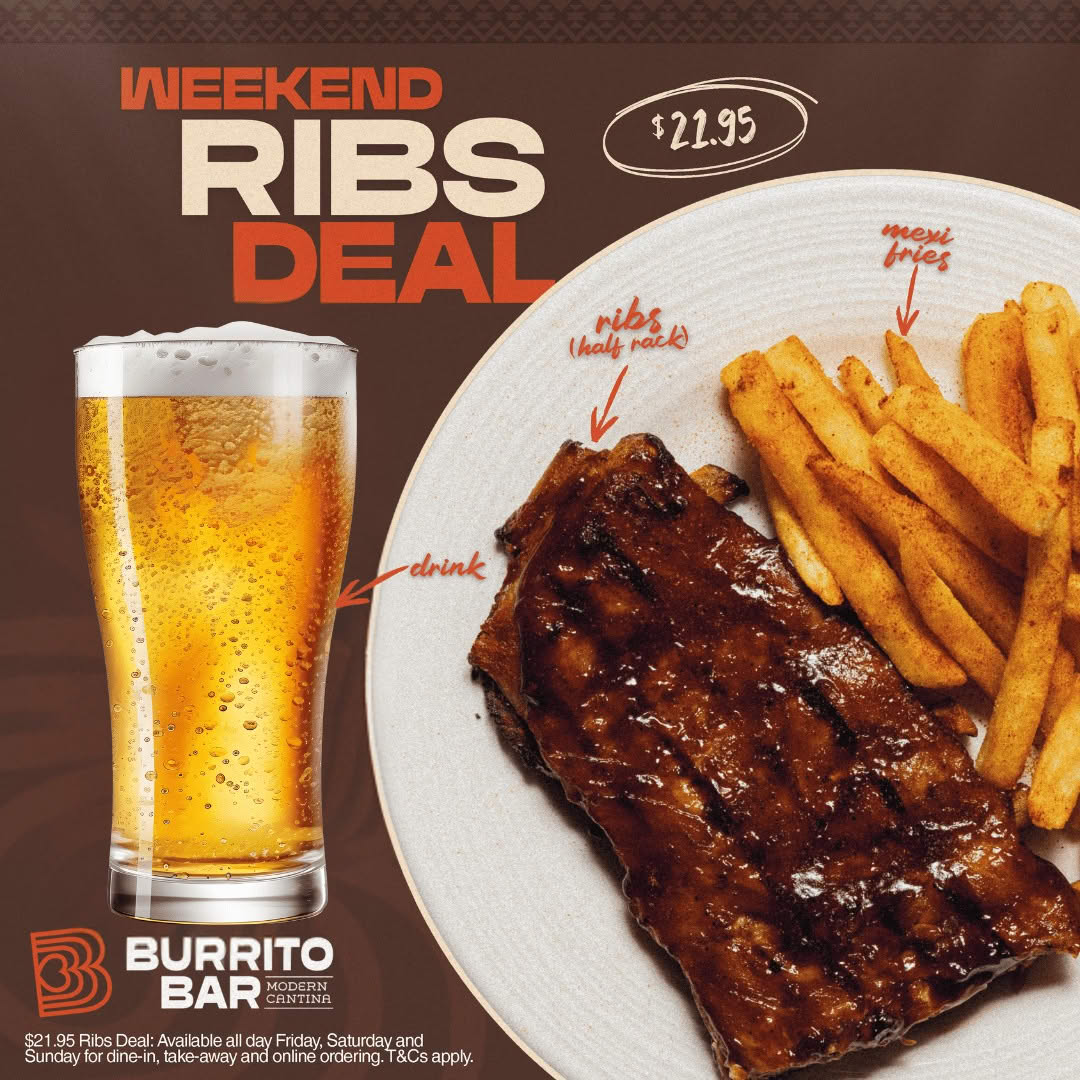 $21.95 RIBS DEAL (FRI – SUN)