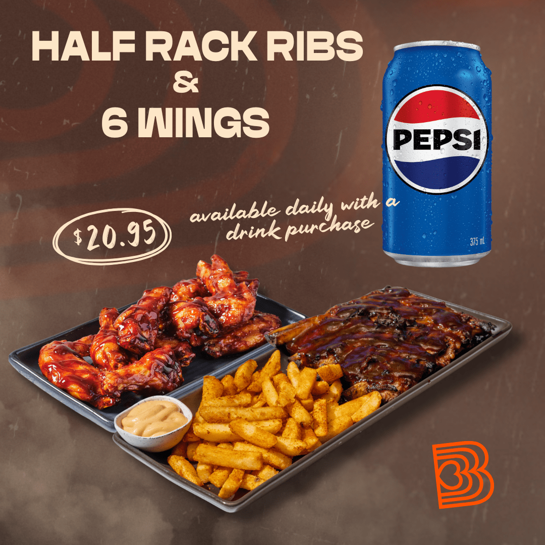 $20.95 Ribs and Wings Deal DAILY